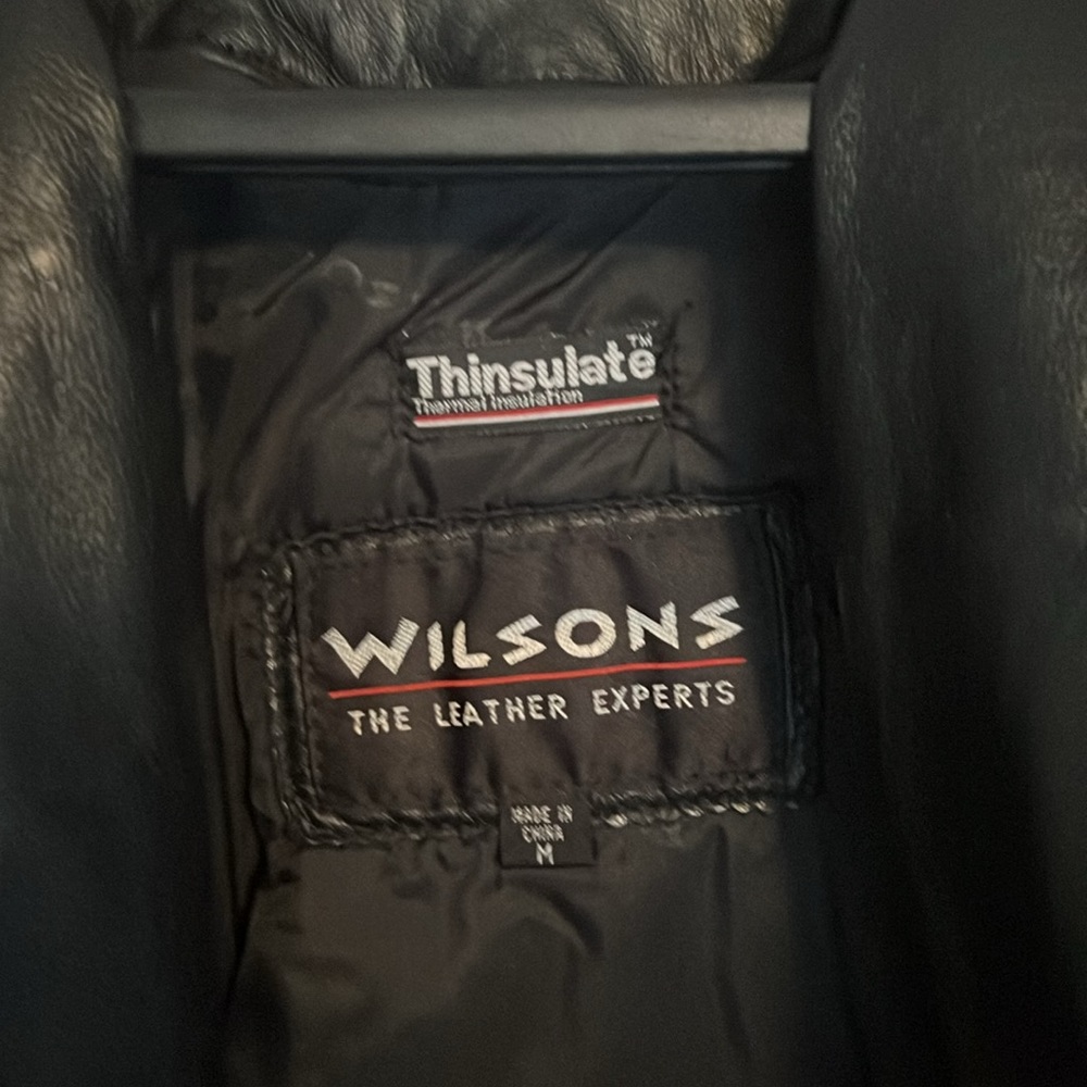Wilson, leather coat size medium - Picture 2 of 13